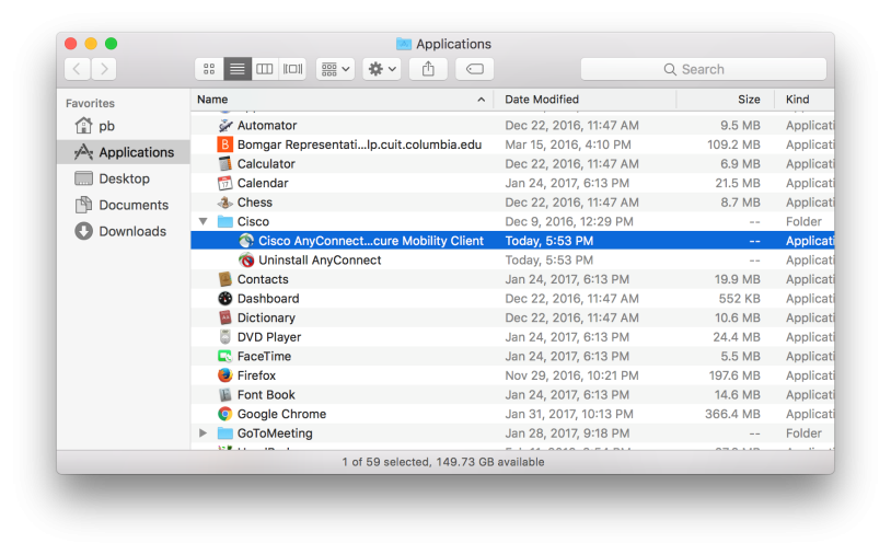 cisco vpn client for mac 10.12